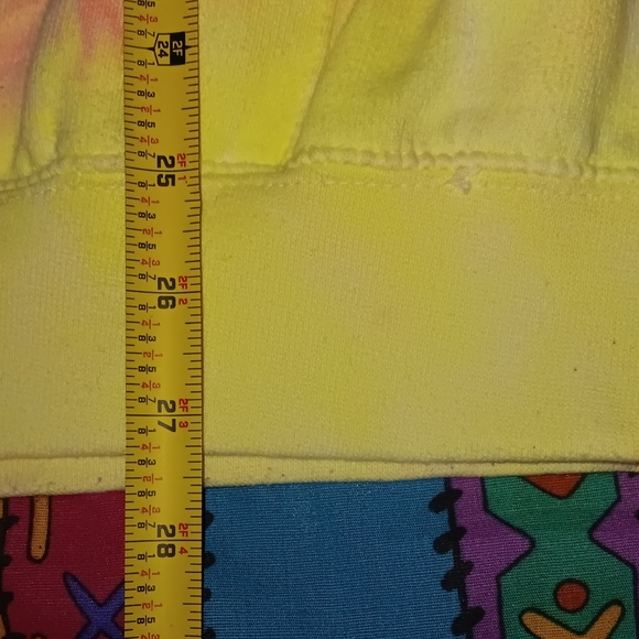 Rick & Morty Acid Trip Tie Dye Hoodie Hooded Sweatshirt Vintage Streetwear - Picture 5 of 6